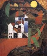 Paul Klee Villa R oil on canvas